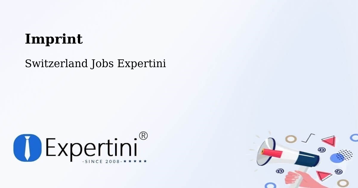 Imprint – Sigriswil - Switzerland Jobs Expertini
